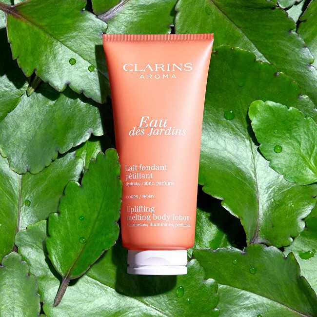 Clarins Eau Des Jardins Uplifting Melting Losjonas kūnui, 200 ml