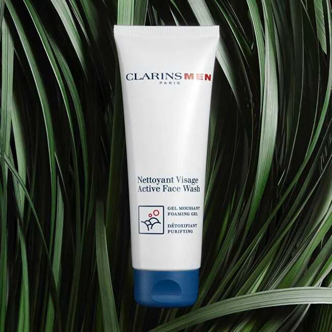 "Clarins" valomasis putojantis gelis vyrams vyrams ("Active Face Wash") 125 ml