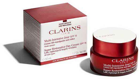 Clarins Super Restorative Day Kreminis SPF15, 50 ml