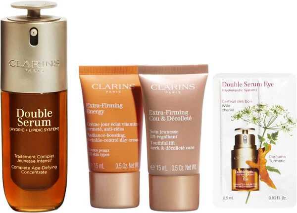 „Clarins“ dvigubo serumo rinkinys, 50 ml, 4 dalys