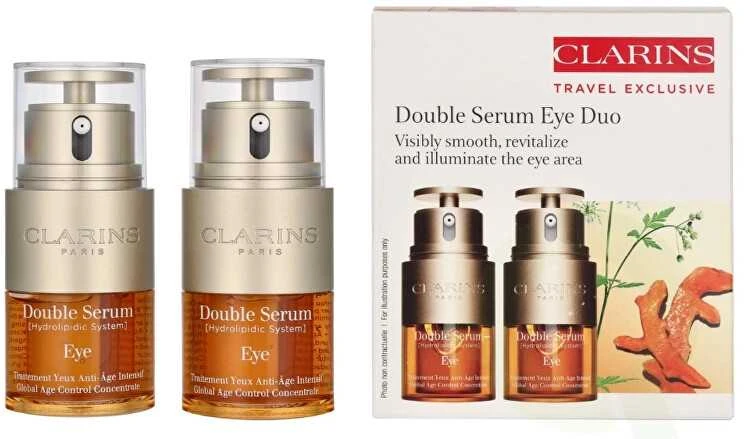 Clarins dvigubas serumas paakių odai, 40 ml