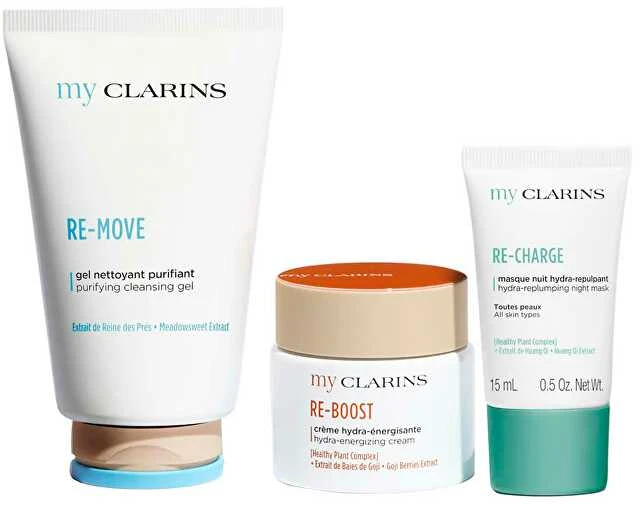 „Clarins My Clarins Re-Boost“ gaivinantis drėkinamasis kremas, 50 ml rinkiniai