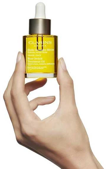 Clarins Blue Orchid Face Treatment Oil aliejus sausai veido odai, 30 ml