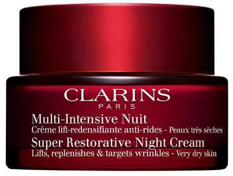 Clarins Super Restorative Night Kreminis Very Dry Skin Night Skin Kreminis moterims, 50 ml