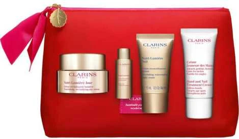 "Clarins Nutri-Lumiére" odos ir rankų priežiūros dovanų rinkinys