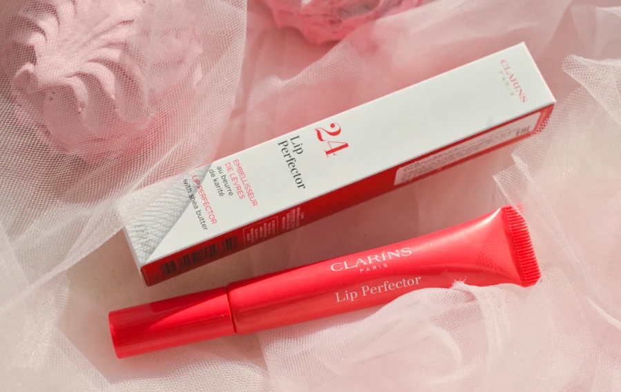Lūpų blizgis Clarins Paris Lip Perfector, spalva: 24 Fuchsia Glow, 12ml