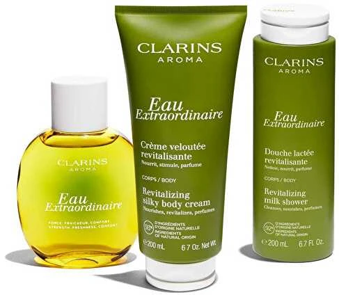 Clarins Eau Extraordinaire Revitalizing Shower Milk gaivinantis pieniškas prausiklis kūnui, 200 ml