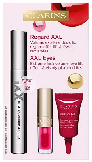 Clarins WONDER VOLUME XXL MASCARA CASE 3 pcs