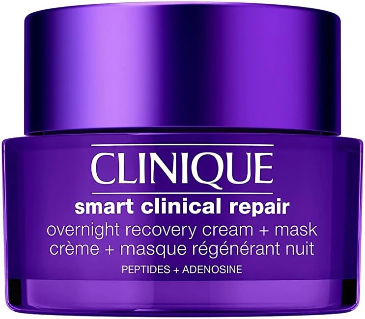 Clinique Smart Clinical Repair Crema De Recuperacion Noche y Mascarilla, 50 ml