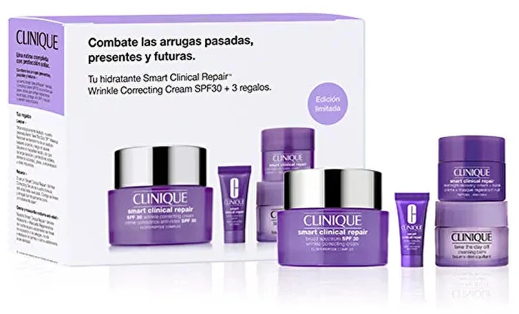 „Clinique Clq Smart SPF30“, 50 ml naktinis serumo valymo rinkinys