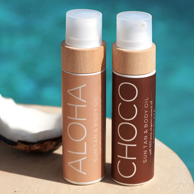 Organiškas kūno įdegio aliejus Cocosolis ALOHA, 110ml