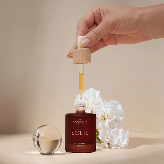 Cocosolis Solis Suero Facial Autobronceador, 50 ml