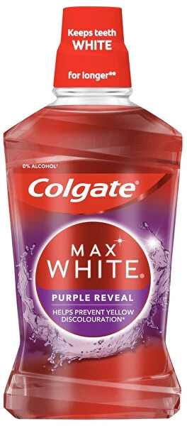 Colgate COLGATE Plax Max Baltas Płyn do płukania jamy ustnej Violetinė Reveal 500 ml