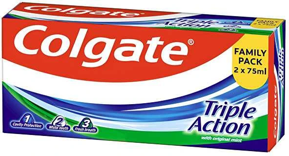 Colgate Trigubo poveikio dantų pasta 2 x 75 ml