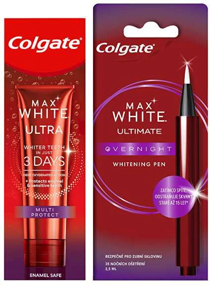 Colgate Balinantis dantų priežiūros rinkinys Max Baltas