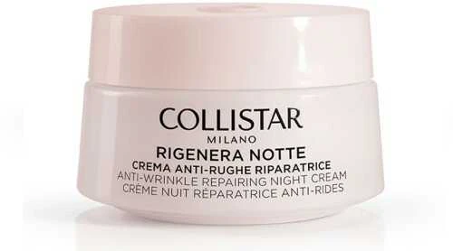 Collistar Rigenera Anti-Wrinkle Repairing Night Kreminis atkuriantis naktinis veido kremas nuo raukšlių, 50 ml