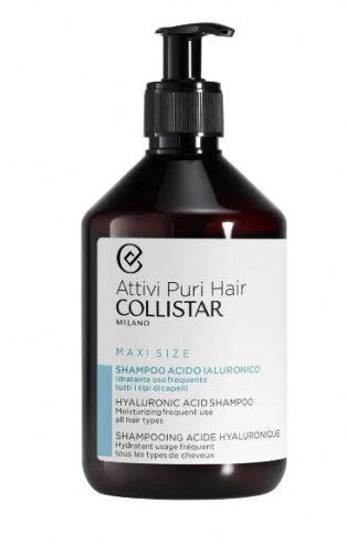Collistar Attivi Puri (Hyaluronic Acid Šampūnas), 500 ml