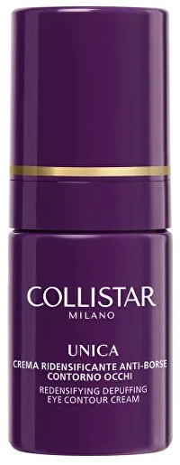 Collistar Unica Crema Contorno De Ojos Redensificante Drenante Anti-Bolsas, 15 ml