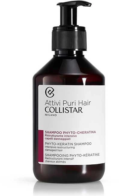 "Collistar" šampūnas pažeistiems plaukams su fito keratinu (intensyvus atkuriamasis šampūnas) 250 ml