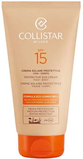 "Collistar" apsauginis kremas nuo saulės SPF 15 (apsauginis kremas nuo saulės) 150 ml