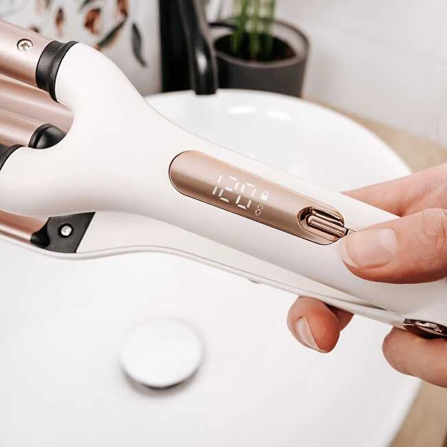 Concept KT2140 Hair styling device – waver auksinis, baltas
