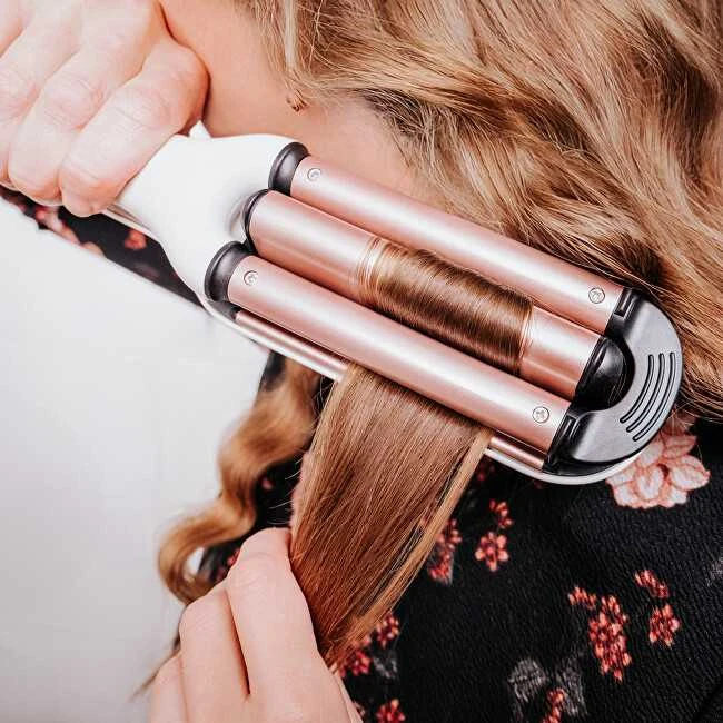 Concept KT2140 Hair styling device – waver auksinis, baltas