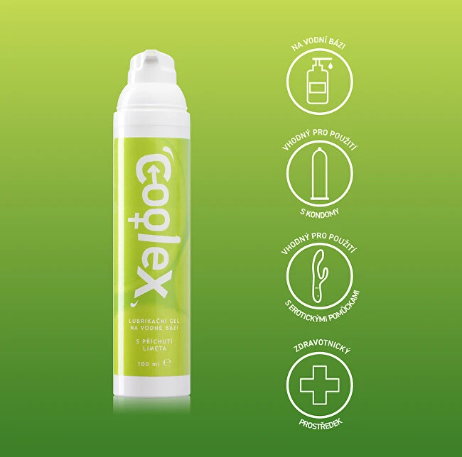 Coolex Vandeninis lubrikacinis gelis su kalkėmis, 100 ml