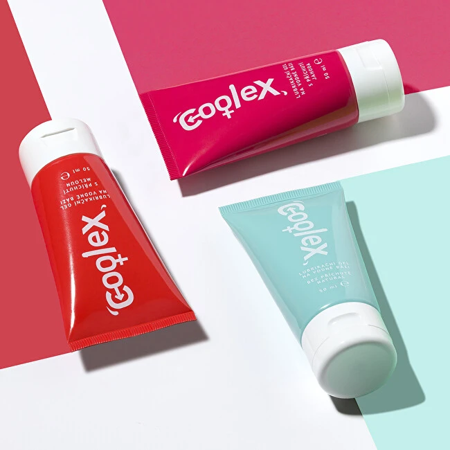 Coolex Vandens pagrindo lubrikacinis gelis su braškių skoniu, 50 ml