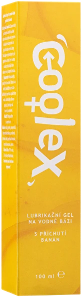 Coolex Vandens pagrindo lubrikacinis gelis „Bananas“, 100 ml
