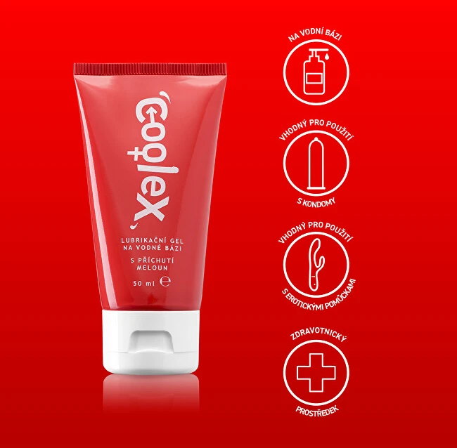 Coolex Vandens pagrindo lubrikacinis gelis Arbūzas 50 ml