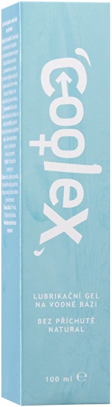 Coolex Vandens pagrindo lubrikantas gelis, bekvapis natūralus, 100 ml