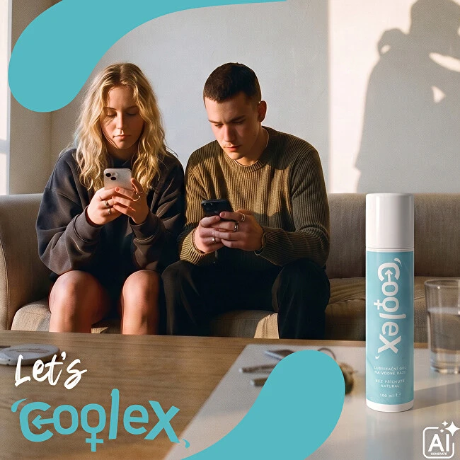 Coolex Vandens pagrindo lubrikantas gelis, bekvapis natūralus, 100 ml