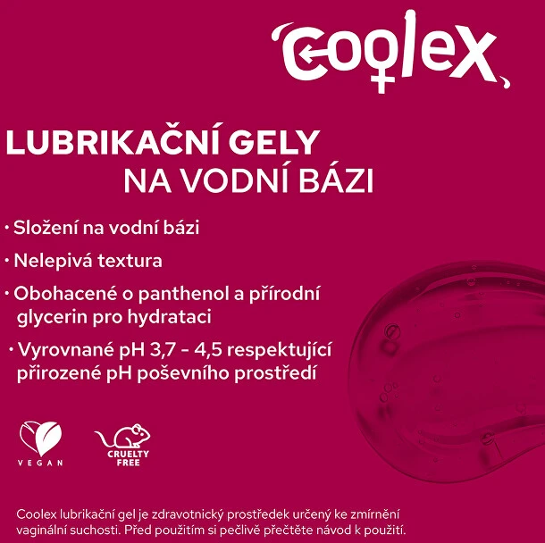 Coolex Vandens pagrindo lubrikacinis gelis su braškių skoniu 100 ml
