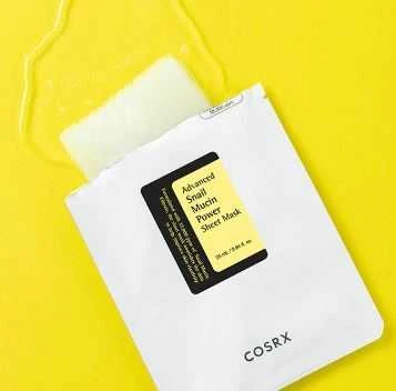 COSRX odos kaukė Advanced Snail Mucin Power Essence (lakštinė kaukė) 10 x 25 ml