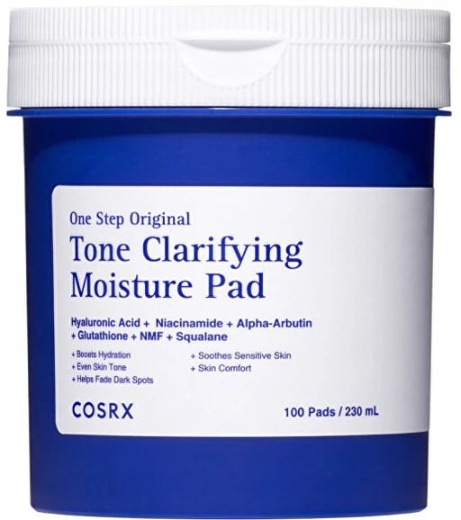 COSRX One Step Original Tone Gaivinantis Moisture Pad giliai drėkinantys ir tonizuojantys veido padeliai, 100 vnt.
