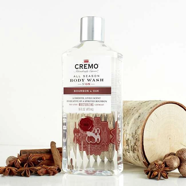 „Cremo Bourbon & Oak“ kūno priežiūros dovanų rinkinys