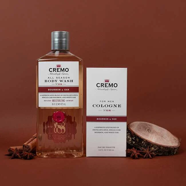 „Cremo Bourbon & Oak“ kūno priežiūros dovanų rinkinys