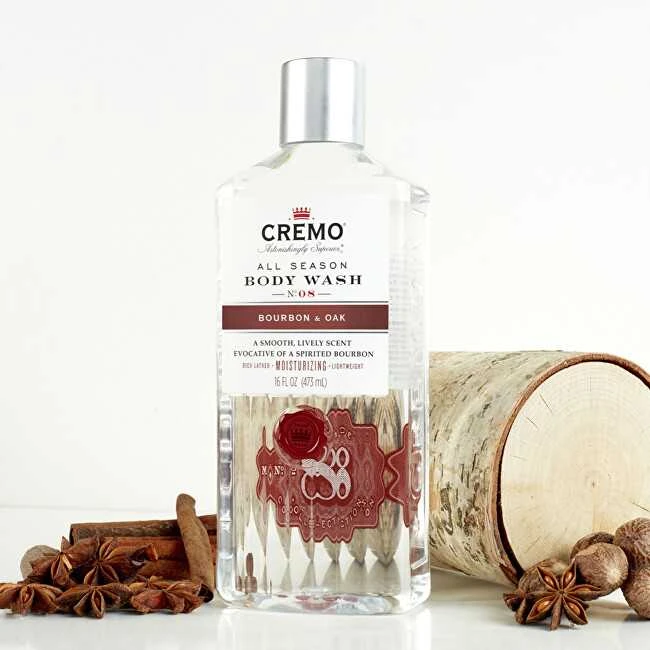 Cremo Dušo želė Bourbon & Oak (Dušo želė) 473 ml