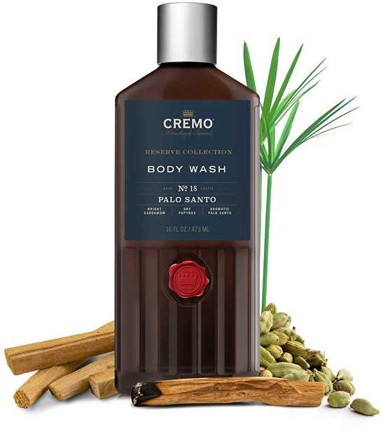 Cremo Reserve Collection Palo Santo Dušo želė (Kūno prausiklis) 473 ml