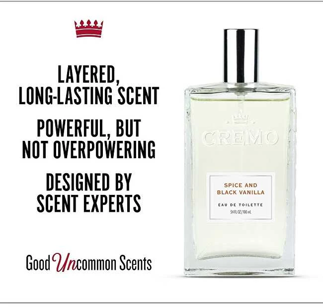 Cremo Spice & Juodas Vanilla EDT 100 ml