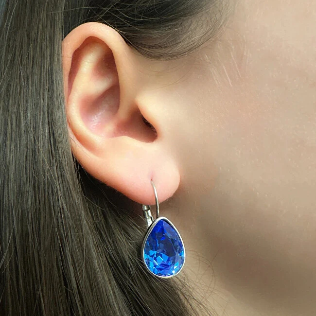 Crystalp Beautiful dangle earrings with Swarovski Sundrop crystal 42271.PER.E