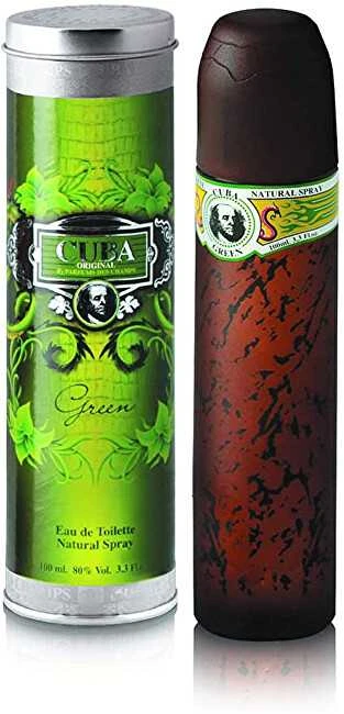 Cuba Žalias EDT tualetinis vanduo vyrams, 35 ml