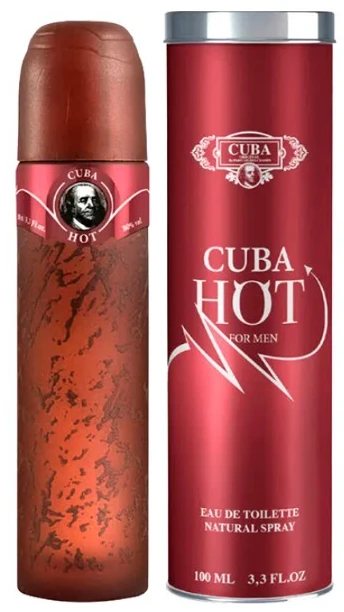 Cuba Hot EDT tualetinis vanduo vyrams, 100 ml