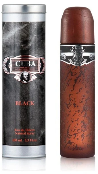 Cuba Juodas EDT tualetinis vanduo vyrams, 35 ml