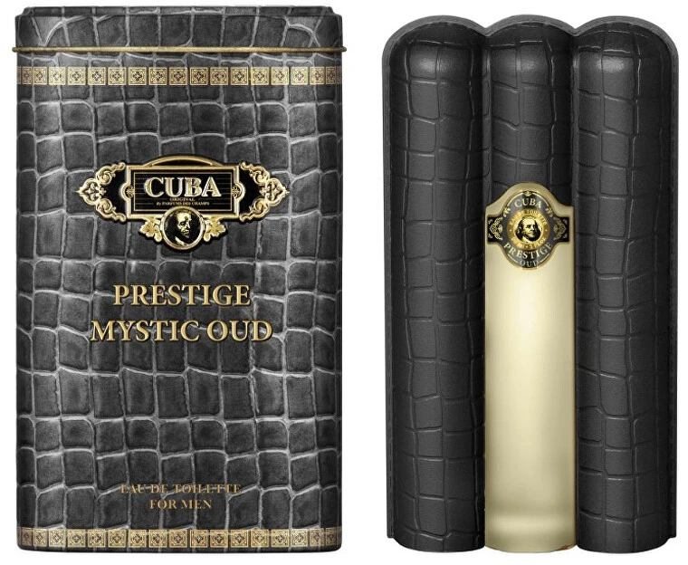 Cuba Prestige Mystic Oud EDT tualetinis vanduo vyrams, 90 ml