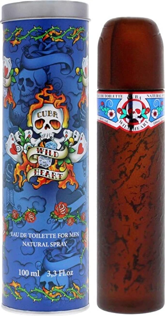 Cuba Wild Heart EDT tualetinis vanduo vyrams, 35 ml