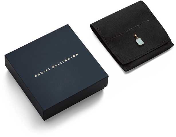Daniel Wellington Žavus paauksuotas pakabukas su amazonitu „Charms DW00401473“