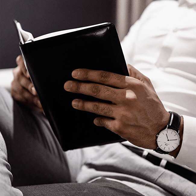 DANIEL WELLINGTON Classic Sheffield DW00100020 VYRIŠKAS LAIKRODIS + DĖŽUTĖ