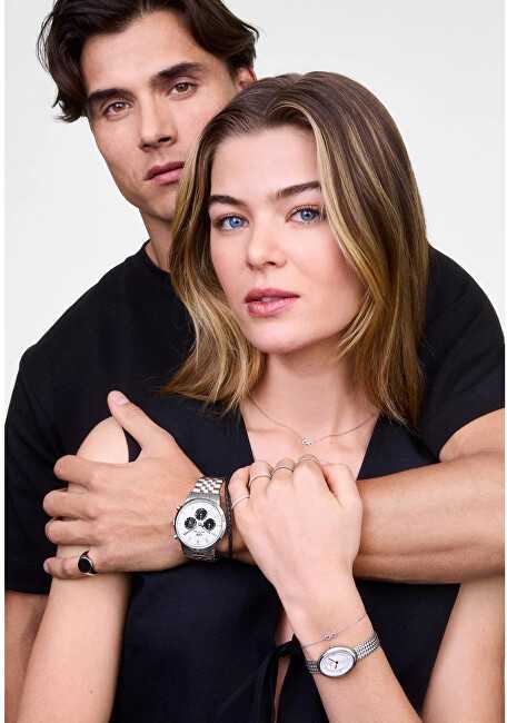 Daniel Wellington Subtili plieninė apyrankė su begalybės simboliu Mirelle DW00401628