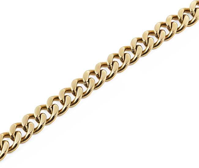 Daniel Wellington Išskirtinis paauksuotas vyriškas vėrinys Ellipse Cuban Chain DW00401668
